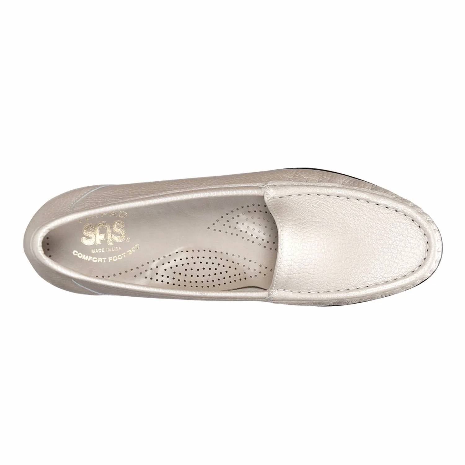 SAS Women's Simplify Slip On Shoes in pearl bone - women's flats - view 4