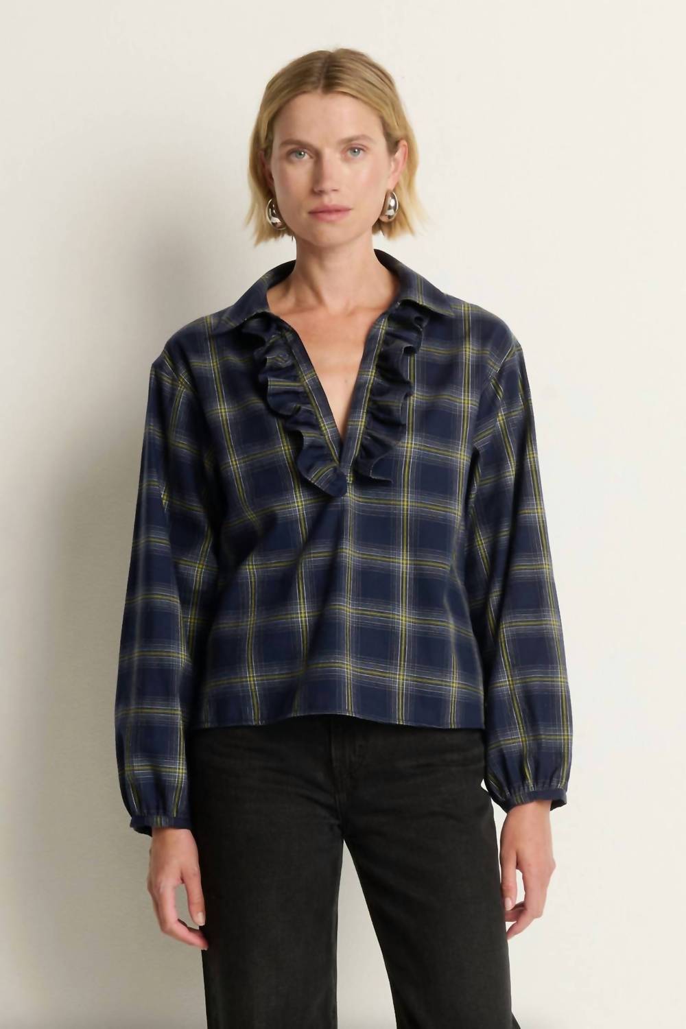 Nation Ltd - Beckett Long Sleeve Blouse