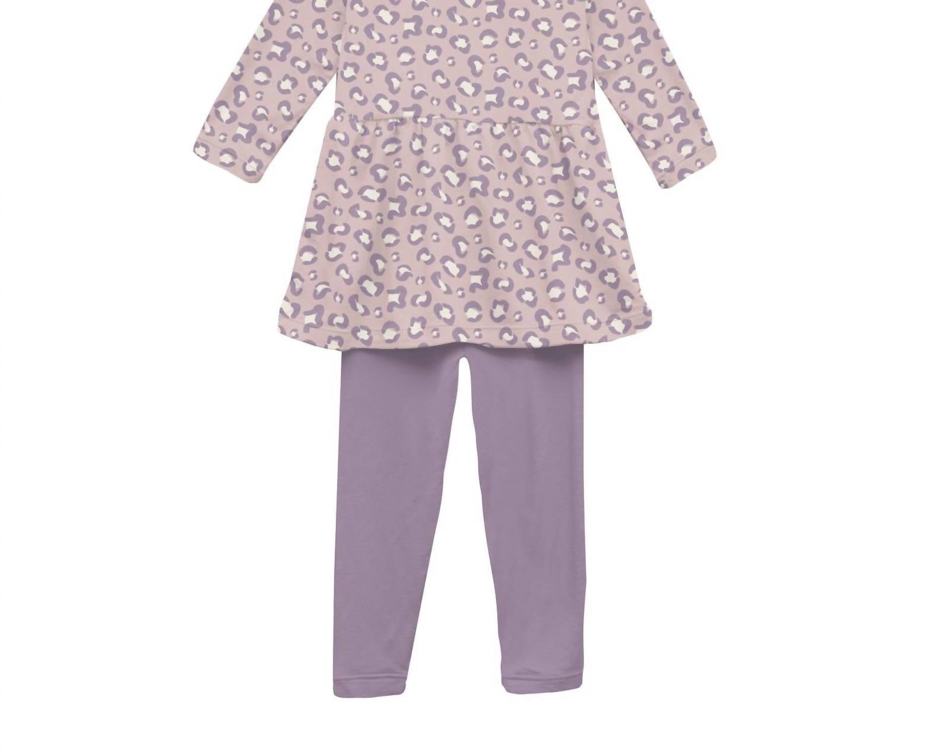 Kickee - Girls' Long Sleeve Playtime Outfit Set