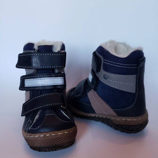 Renbut Shoes - Kid's Velcro Triple Strap Snow Boots
