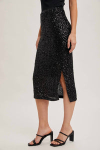 Bluivy - Sequin Midi Skirt