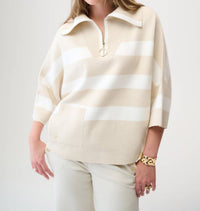 Joseph Ribkoff - Half Zip Sweater