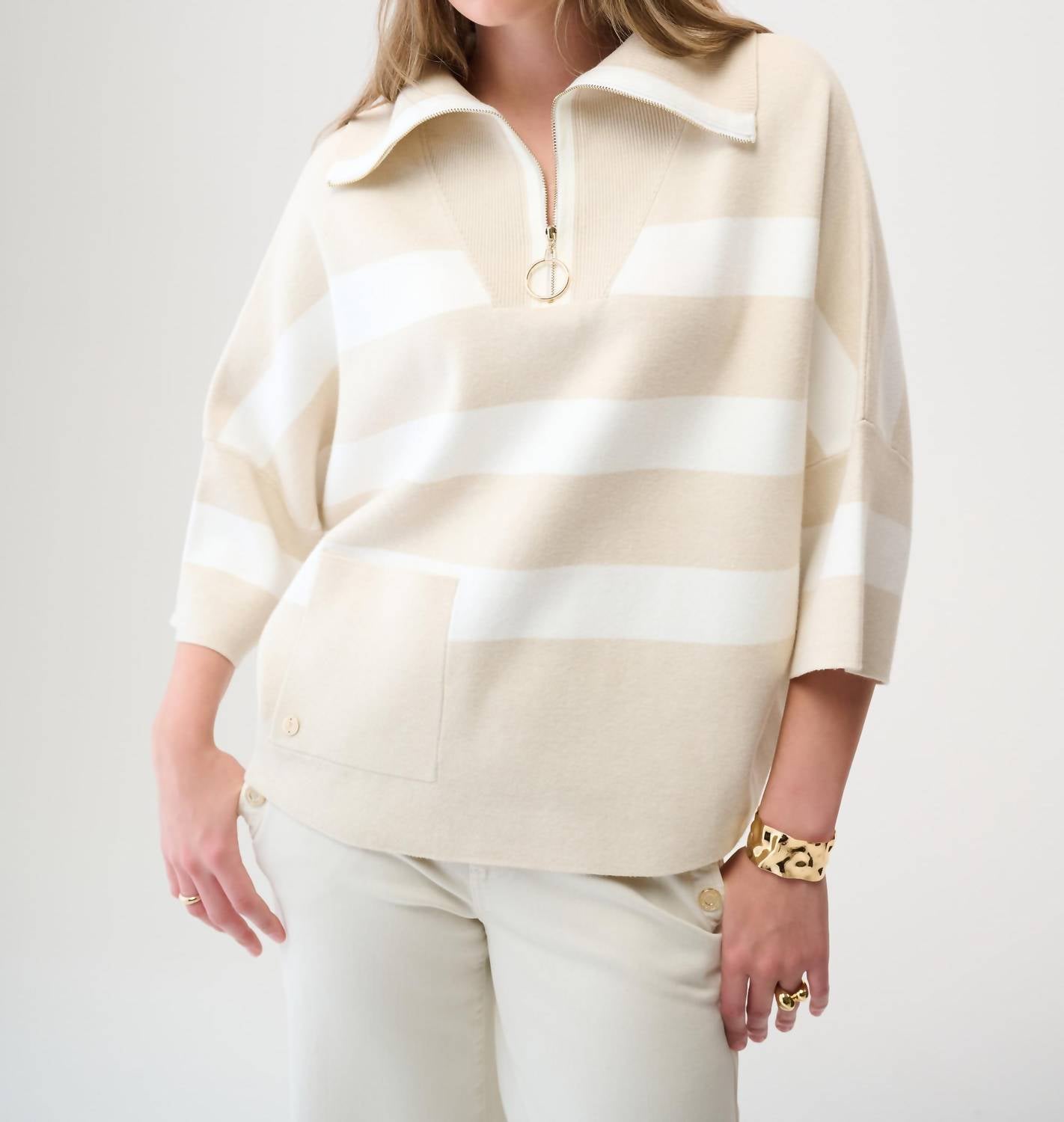 Joseph Ribkoff - Half Zip Sweater