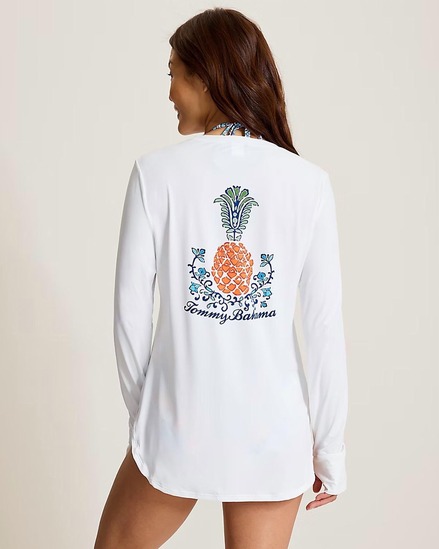 Tommy Bahama - Goa Tropical Pullover Rash Guard