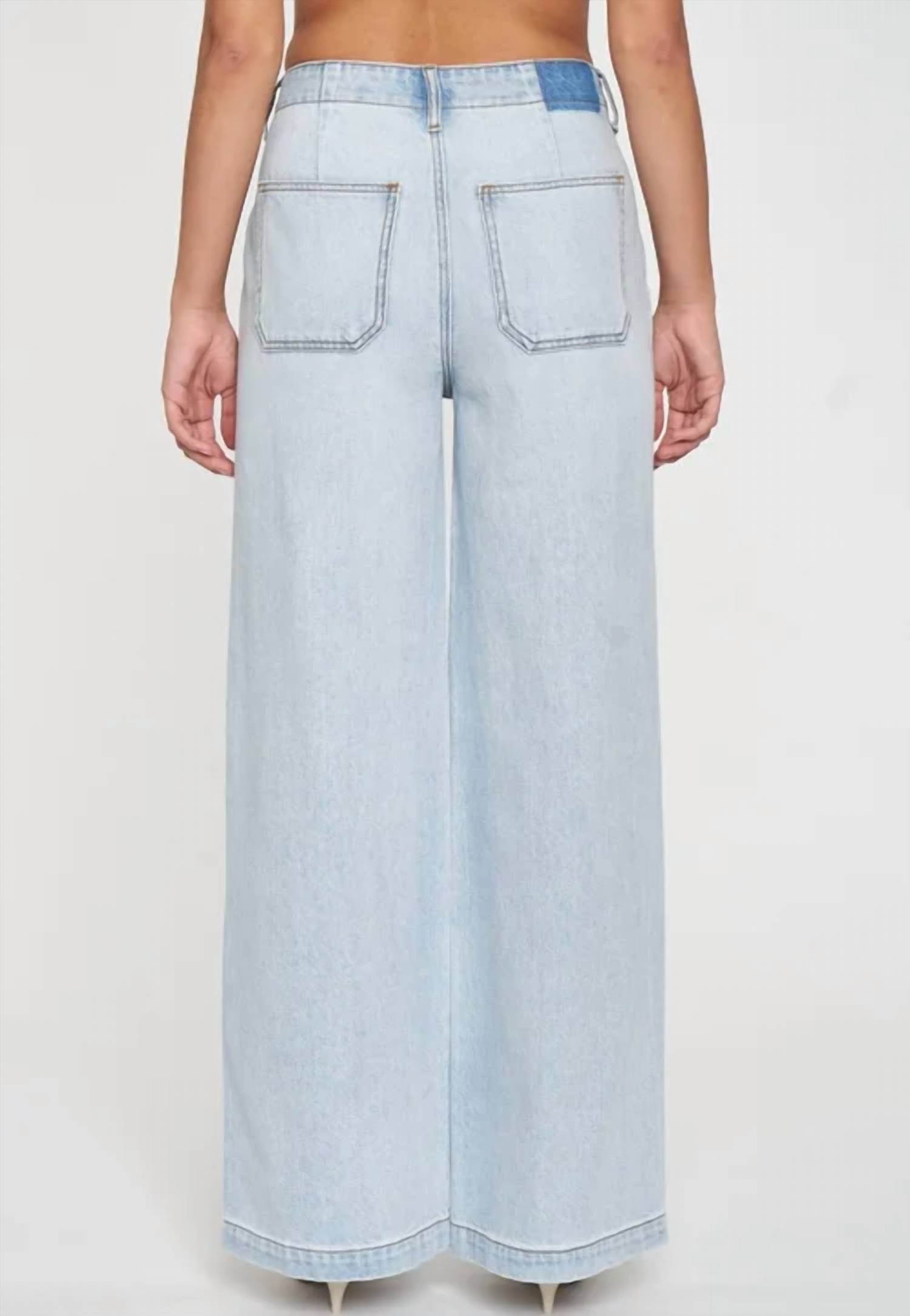 Daze - The Kickback High Rise Palazzo Jeans