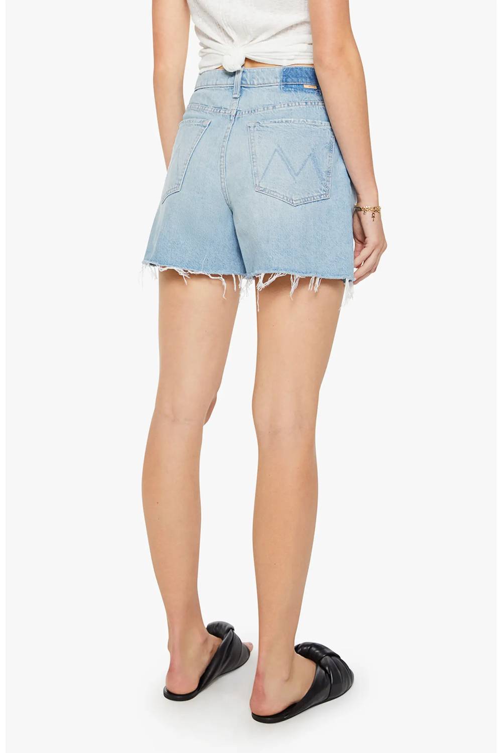 Mother - The Extra Mile Cutoff Denim Shorts