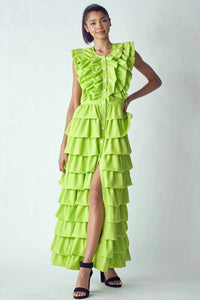 Qmp Moda - Rhythm and Ruffles Maxi Dress