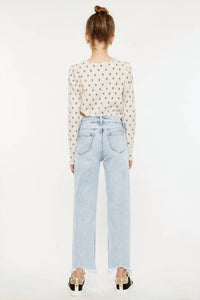 Kancan - Youth High Rise Cropped Straight Jeans