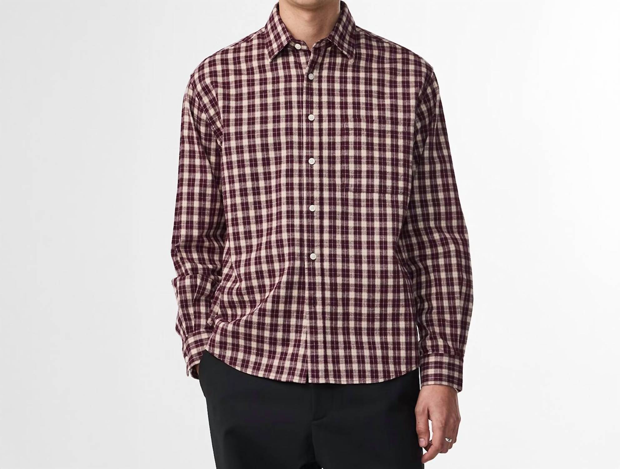 Nn07 - Deon Long Sleeve Flannel Shirt