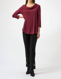Joseph Ribkoff - Cowl Neck Flared Top