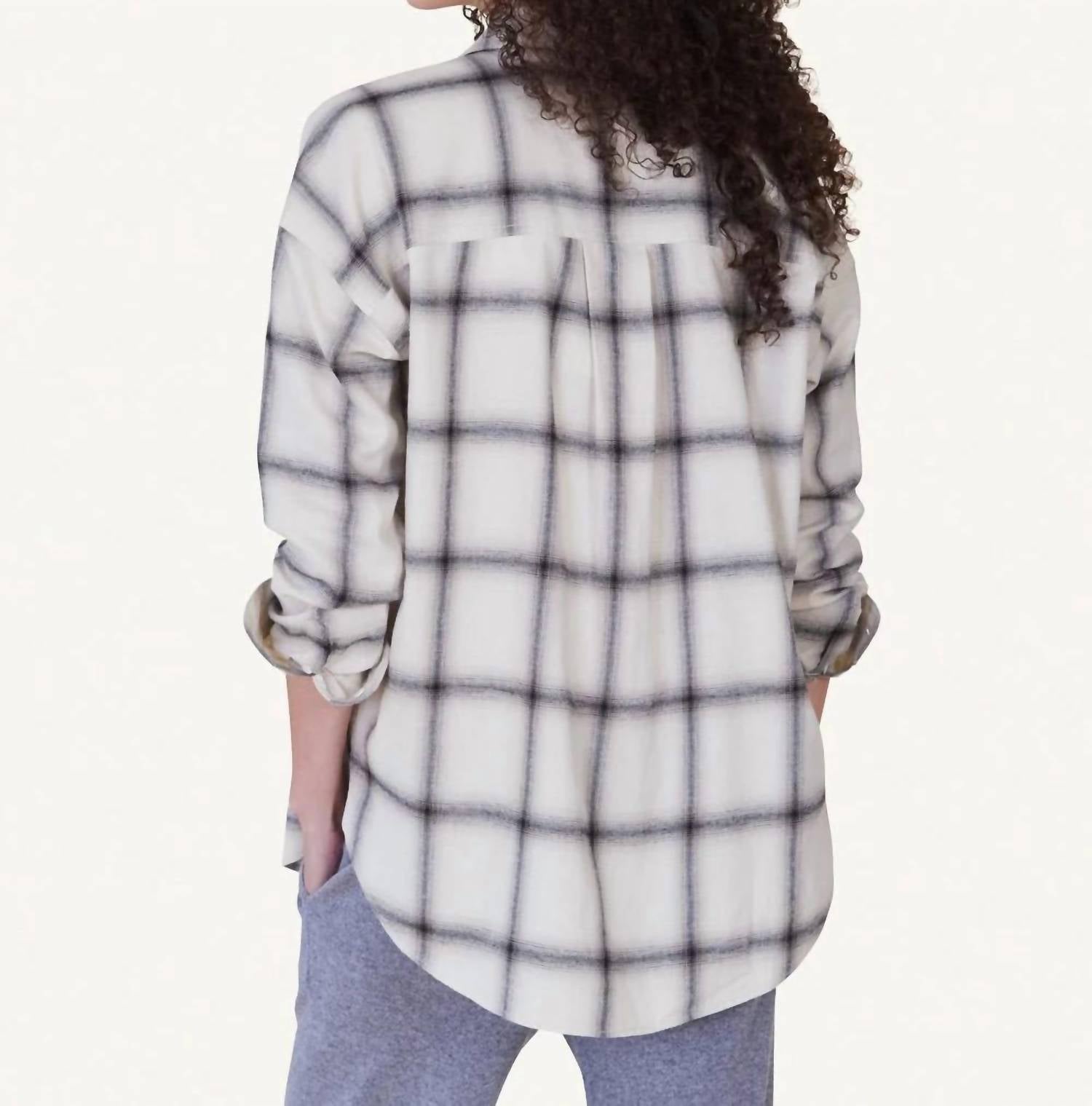 Not Monday - Women's Plaid Flannel Bella Shirt