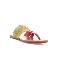 Bedstu - Women's Yoli Slip-on Leather Thong Sandal
