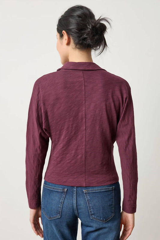 Lilla P - Side Pleat Button Down Shirt