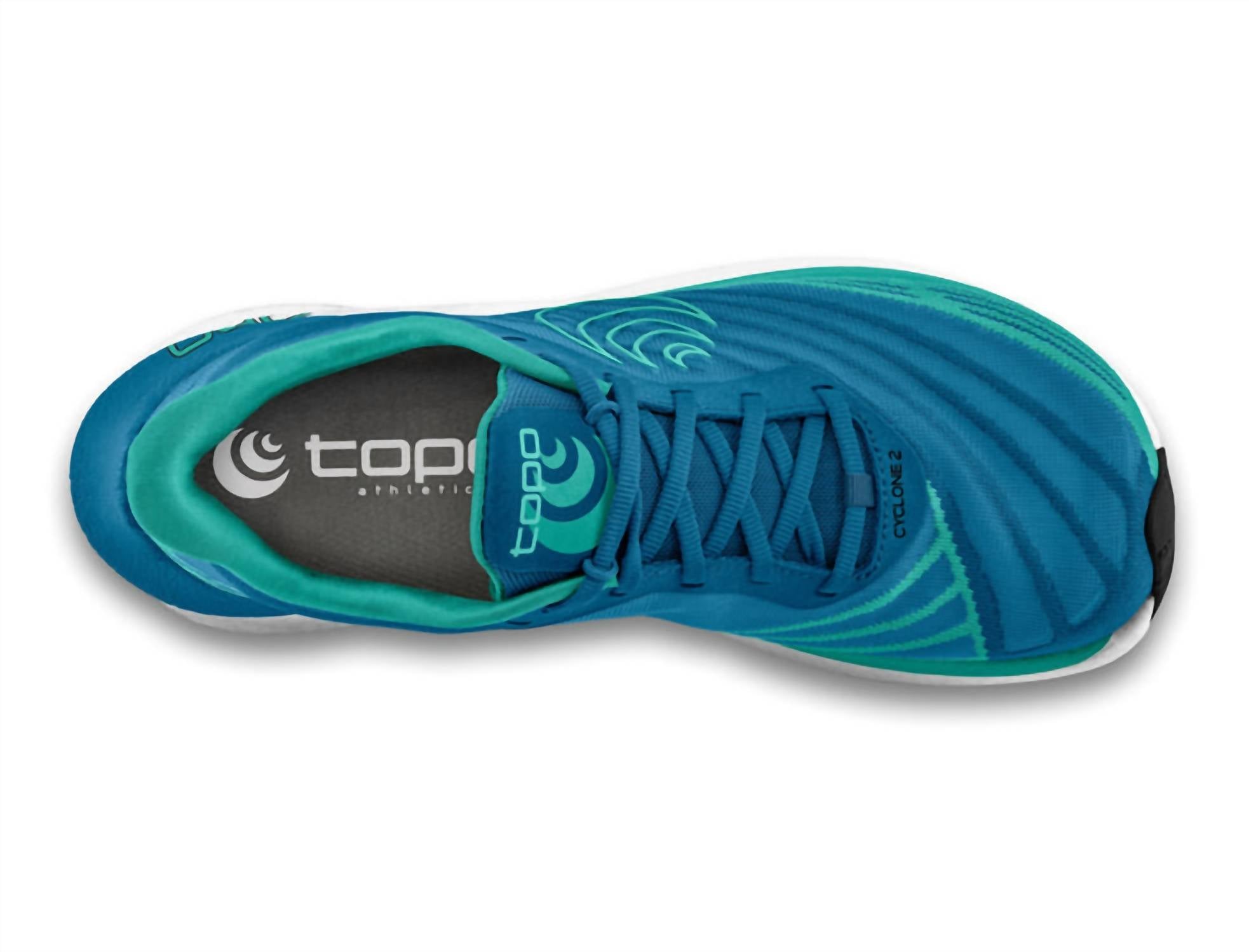 Topo Athletic Men's Cyclone 2 Running Shoes in blue aqua - men's sneaker - view 4