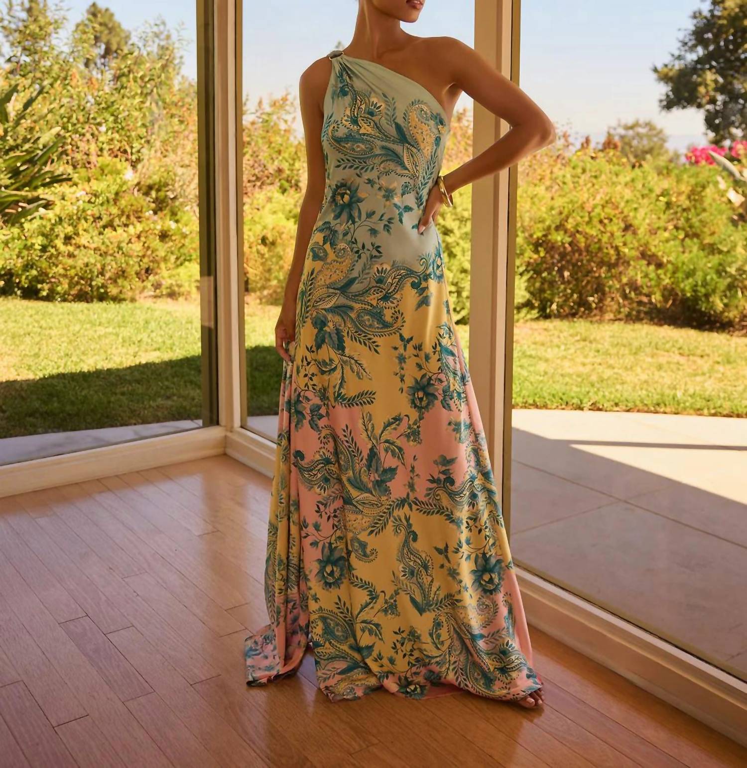 Hemant & Nandita - Wani One Shoulder Dress
