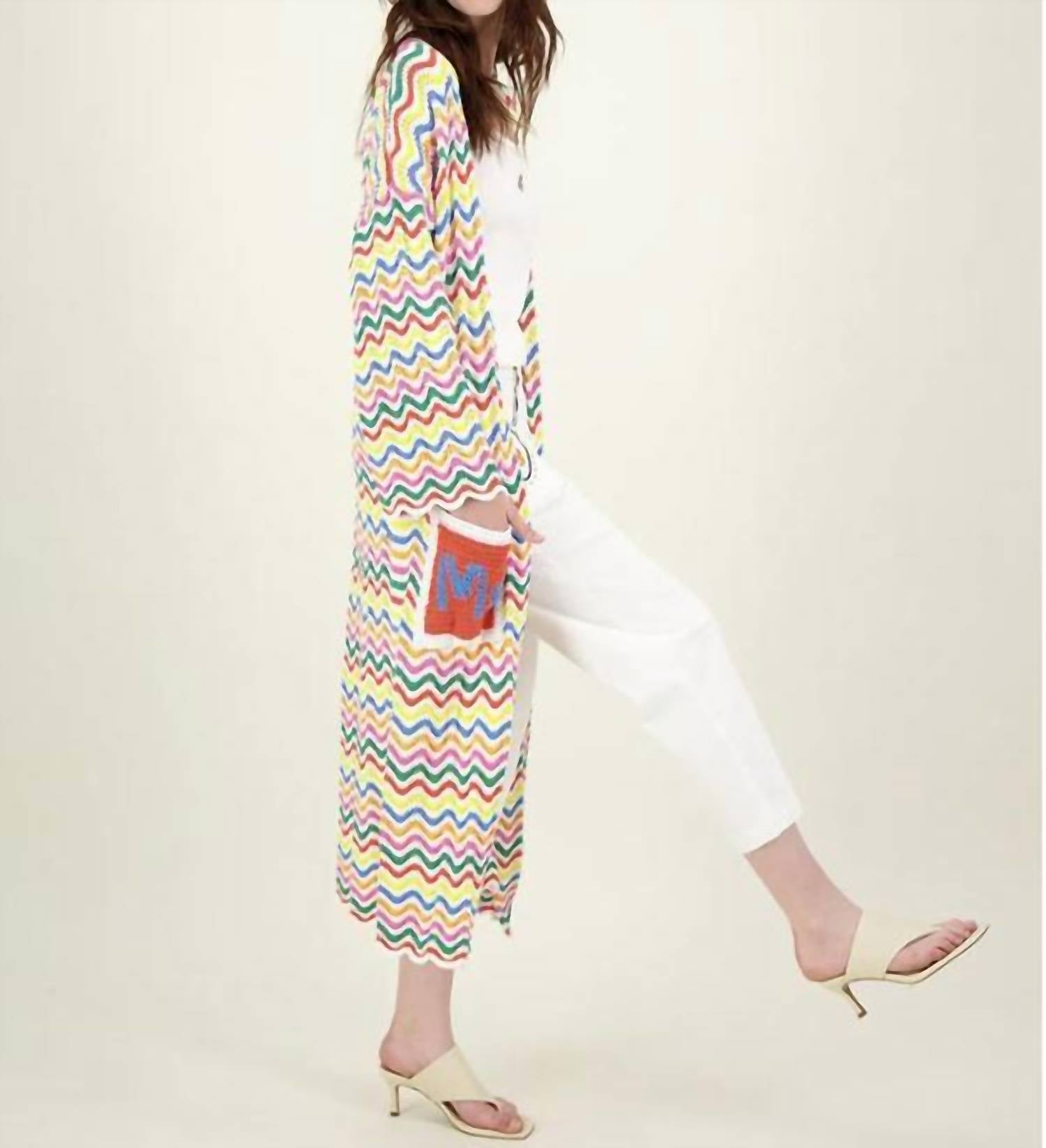 Me369 Aubree Drop Crotch Pants in white - women's pants