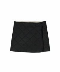 Posherd - Logo Quilted Reversible Padded Wrap Skirt
