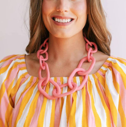 Sunshine Tienda - Women's Matte Link Necklace