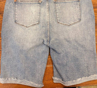 Judy Blue - Women's Feisty Mamacita Destroyed Bermuda Shorts