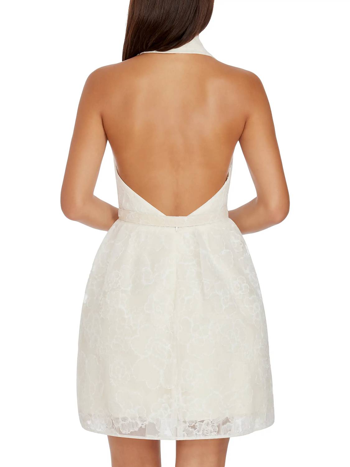 Dress The Population - Saxon Floral Textured Mini Dress