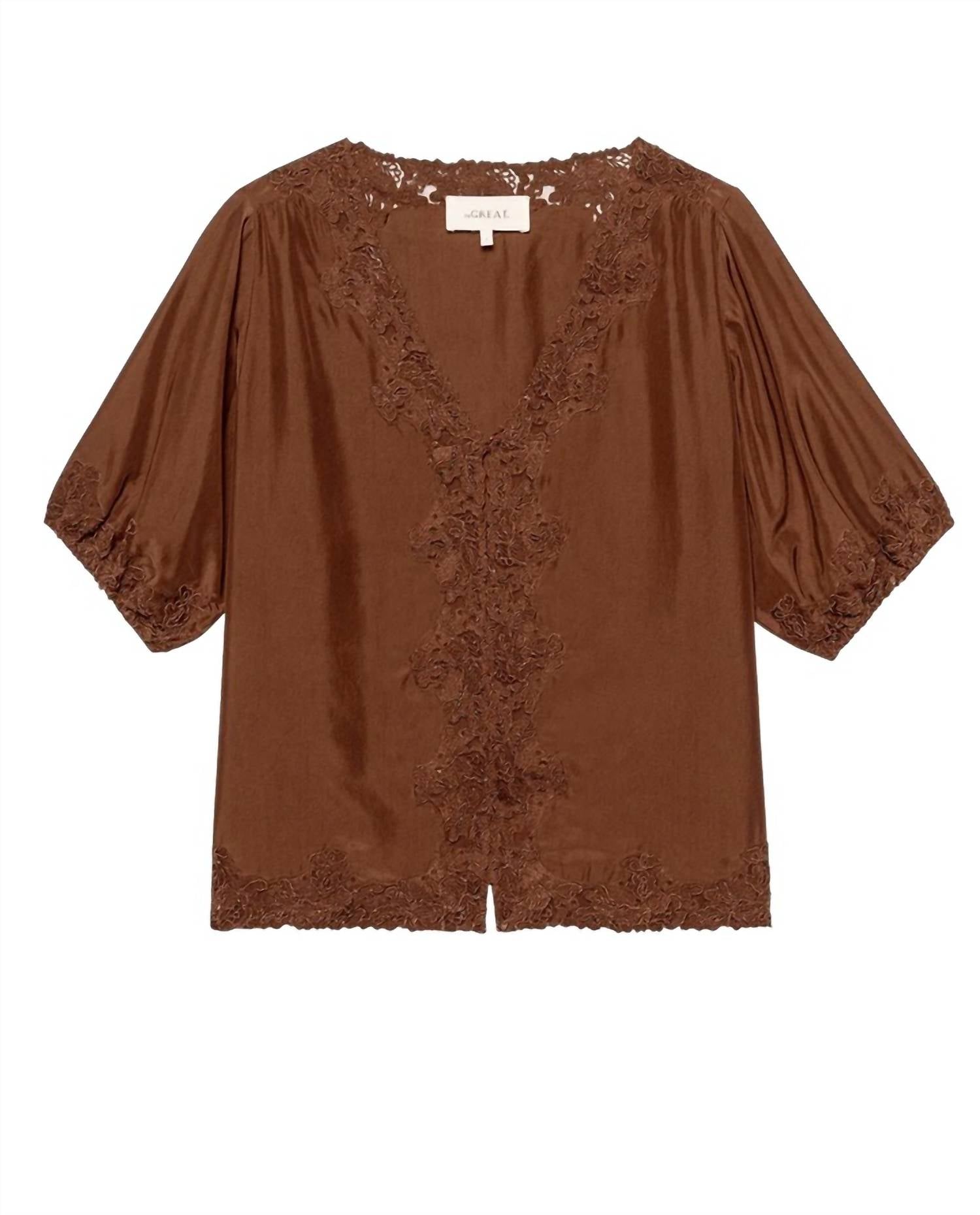 The Great. - Short Sleeve Legacy Top