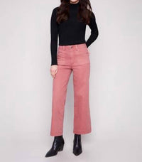 Charlie B - Cropped Wide Leg Twill