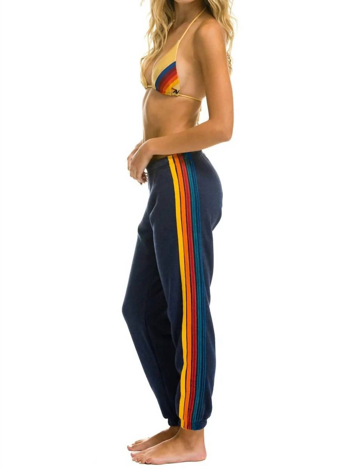 Aviator Nation - Women's Five Stripe Sweatpants