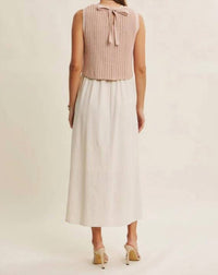 In February - Chucky Sweater Twofer Midi Dress