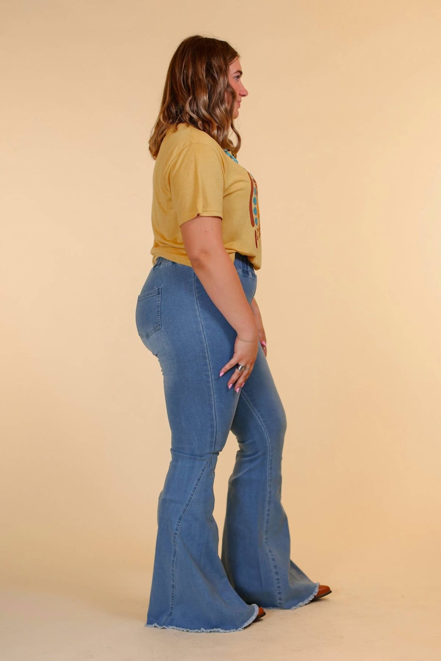 Southern Grace - The Jolene High Rise Flare Denim