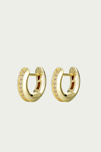 ION HUGGIE HOOP EARRINGS