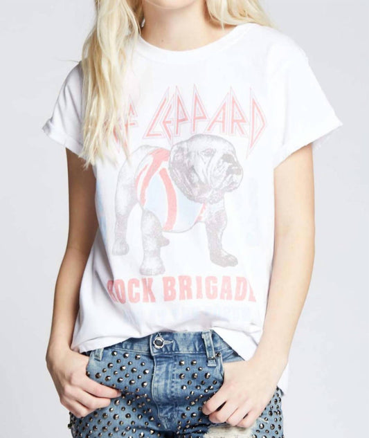 Recycled Karma - Def Leppard Rock Brigade Vintage Tee