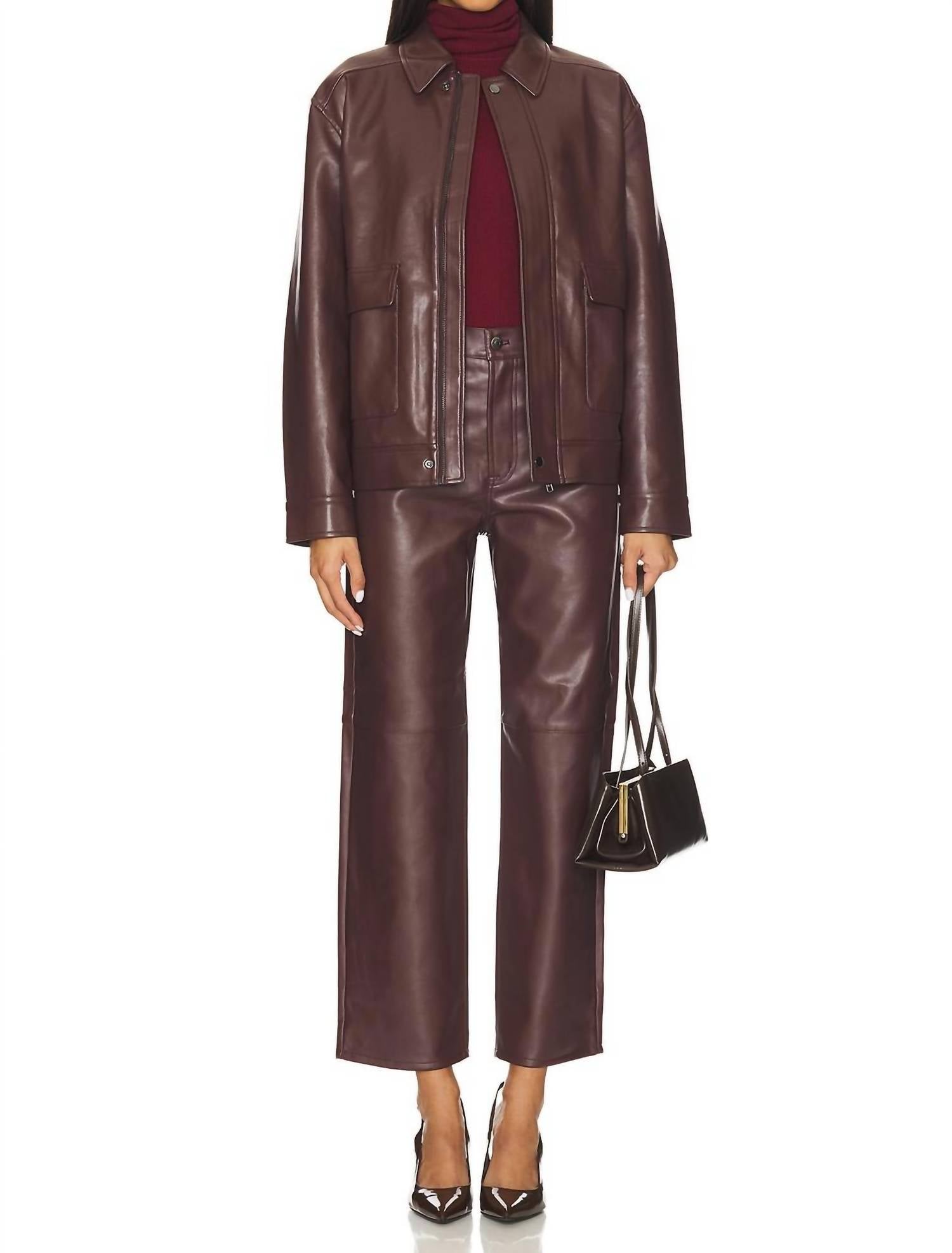 Pistola - Jett High Rise Bowed Straight Pant