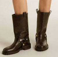 GOLDEN GOOSE Women's Kurt Boot in black - women's shoe - detail view