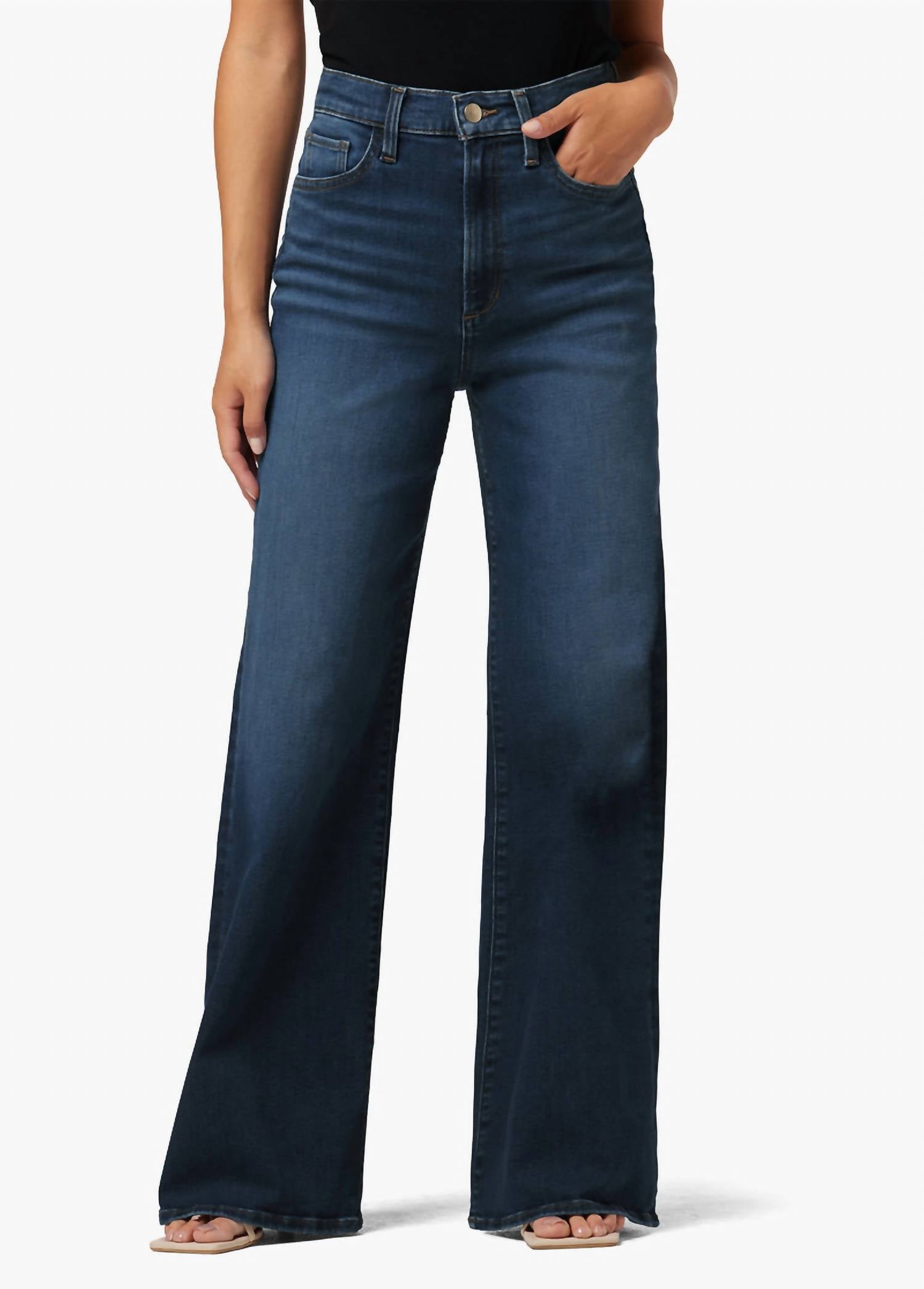 Joe'S Jeans - Mia Petite High Rise Wide Leg Jeans