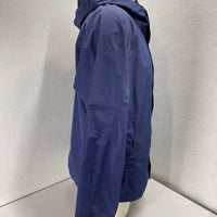 MARMOT Men’s Lightweight Hooded Rain Jacket in navy - men's jacket - detail view