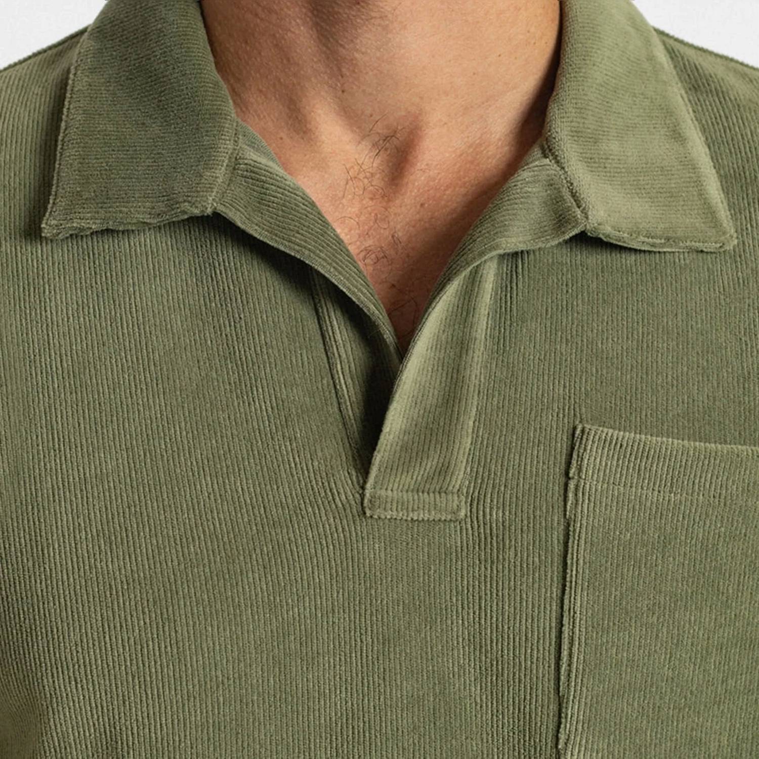 Criquet - Men's Terry Cloth Polo Shirt