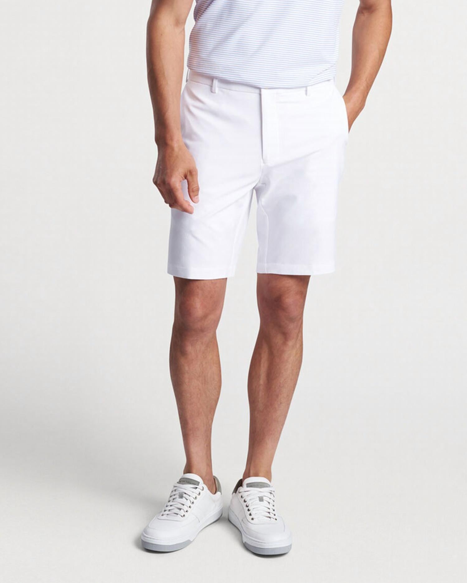 PETER MILLAR Surge Performance Short in white - men's shorts