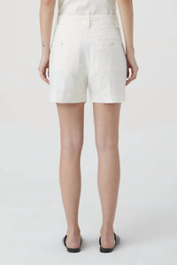 Closed - Mid Waist Linen Cotton Blend Shorts