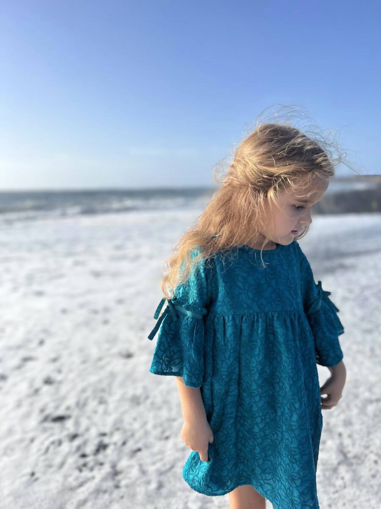 Poppet & Fox - Girls' Flute Sleeve Dress