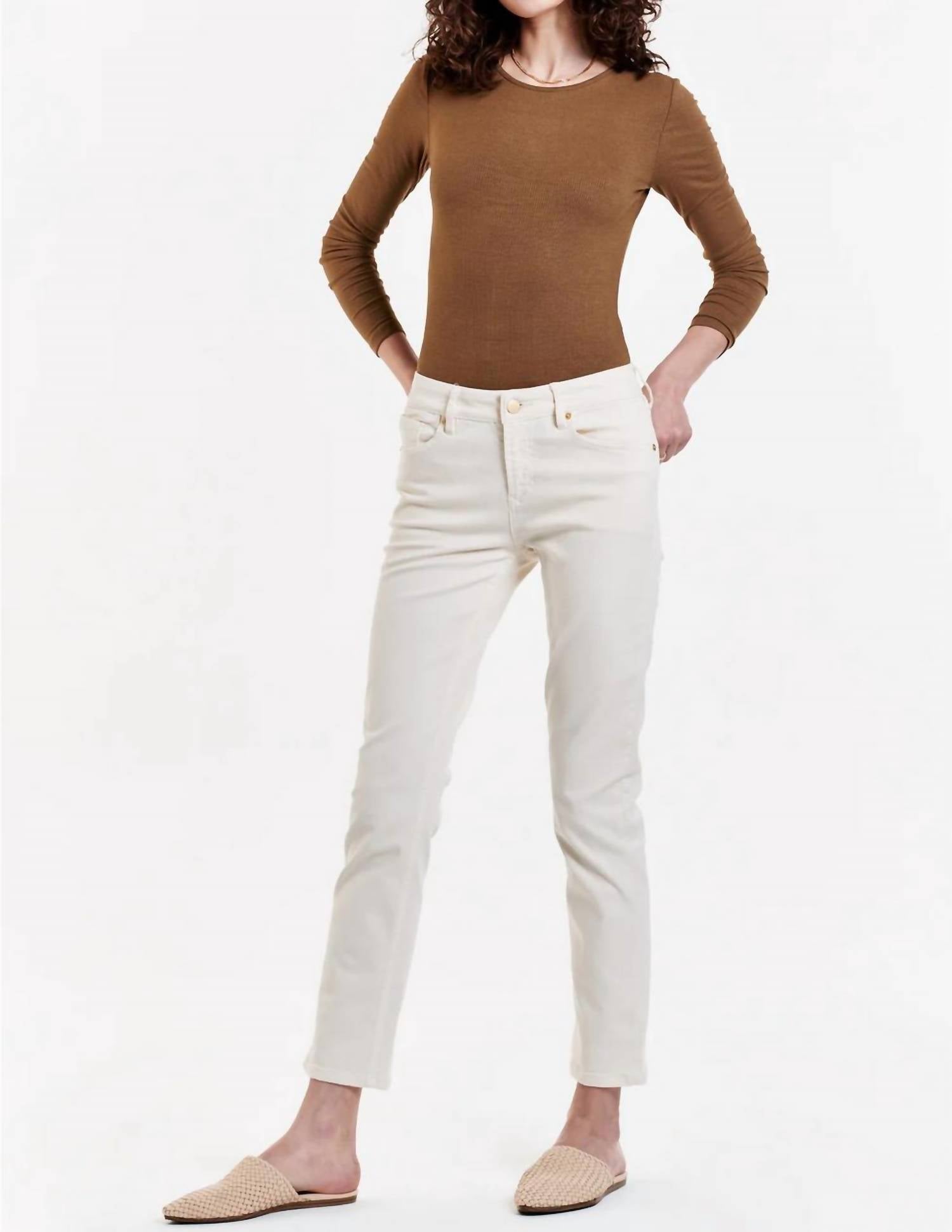 Dear John Denim - Blaire High Rise Ankle Slim Straight Leg Jean