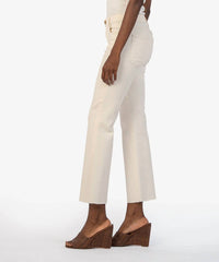 Kut From The Kloth - Kelsey Hi-rise Ankle Flare Jean With Raw Hem
