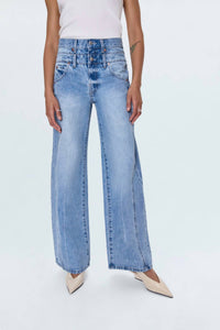 Pistola - Caleb High Rise Stacked Waist Jeans