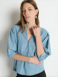 Nation Ltd - Emmett Puff Sleeves Top