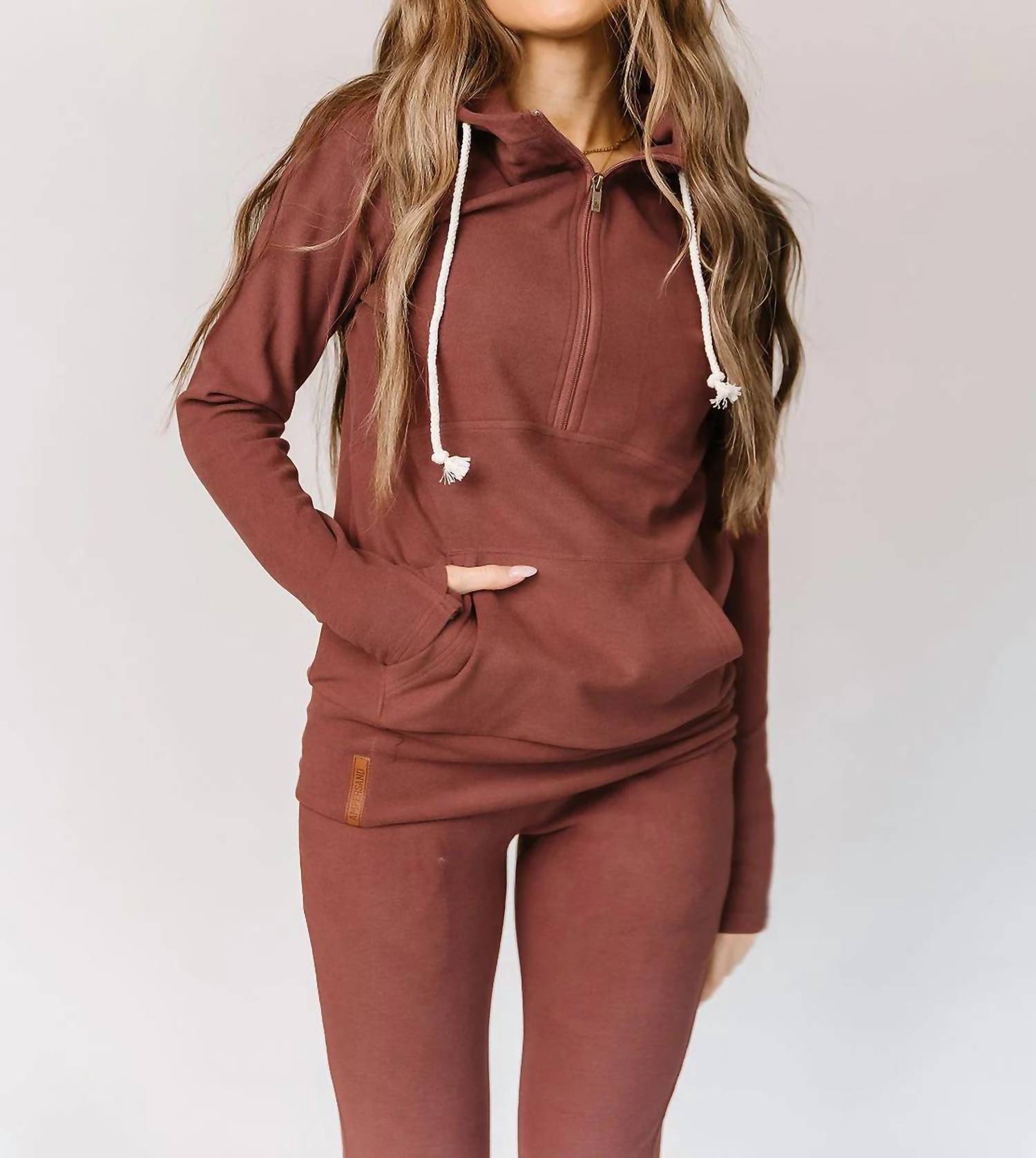 Ampersand Ave - Performance Fleece Halfzip Hoodie