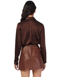 Cami Nyc - Cillian Genuine Leather Mini Skirt