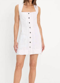 Good American - Mini Button Front Dress
