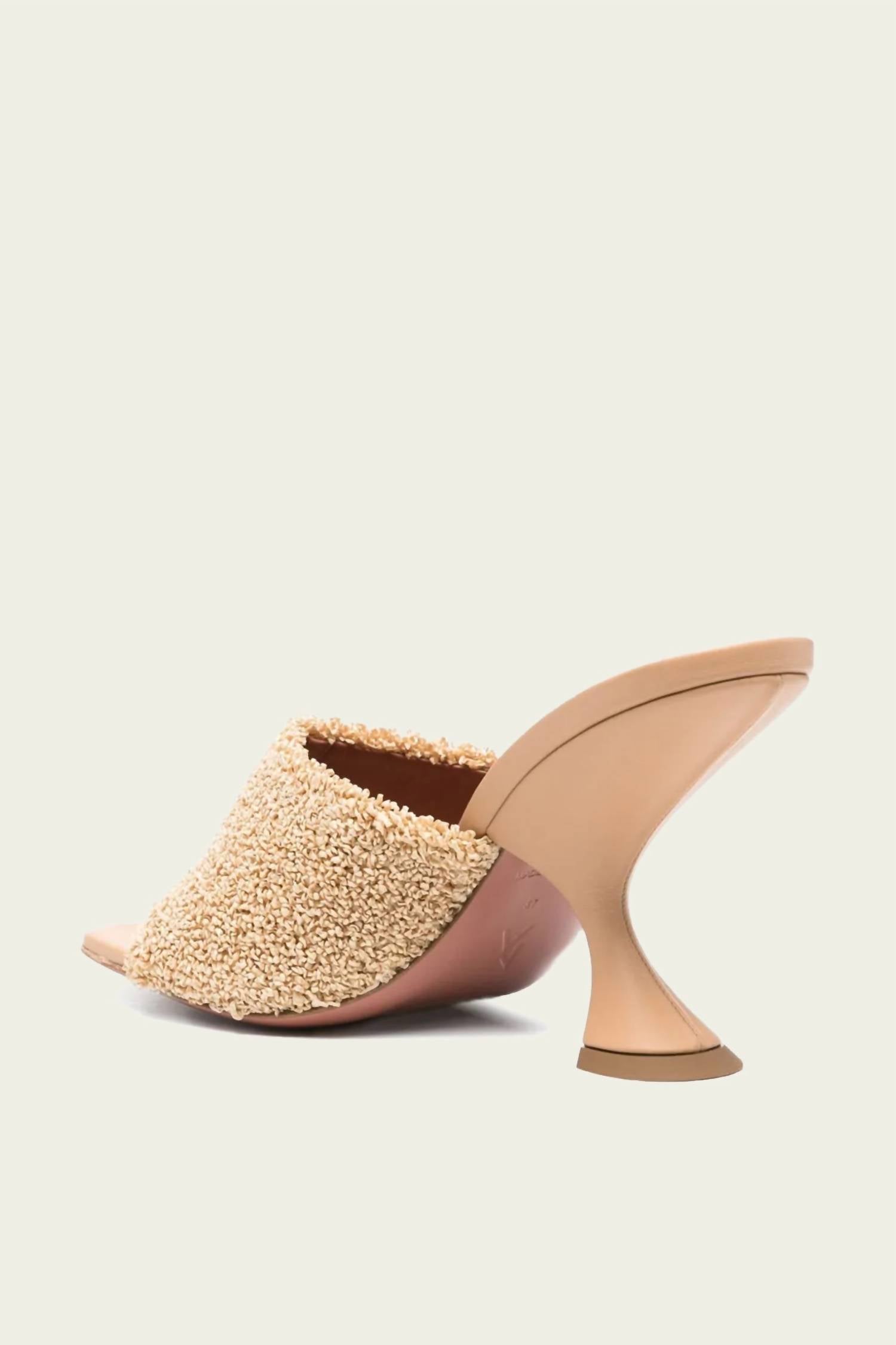 Amina Muaddi - Women's Taylor Raffia Slippers