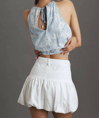 Blanknyc - Bubble Denim Skirt
