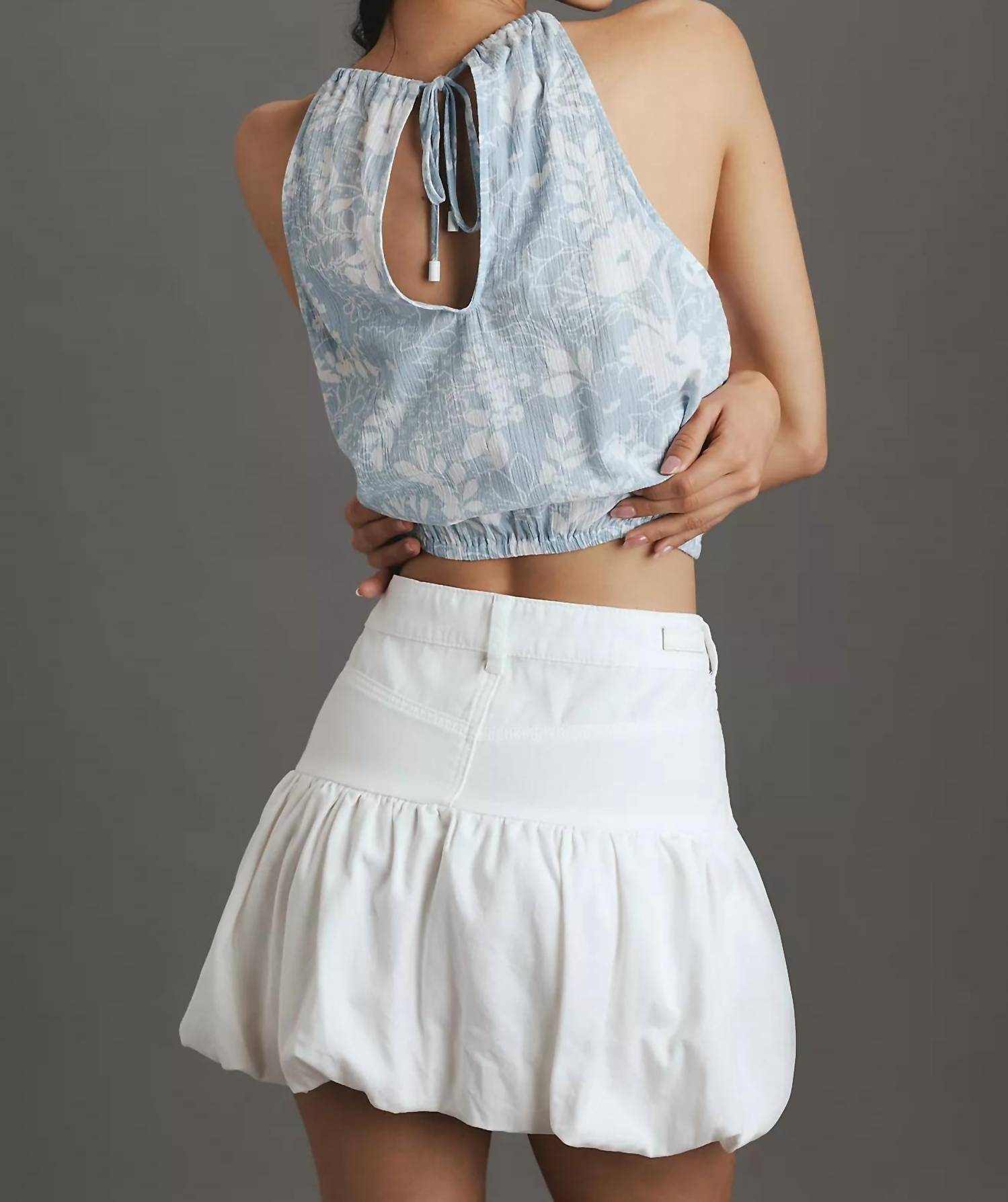 Blanknyc - Bubble Denim Skirt
