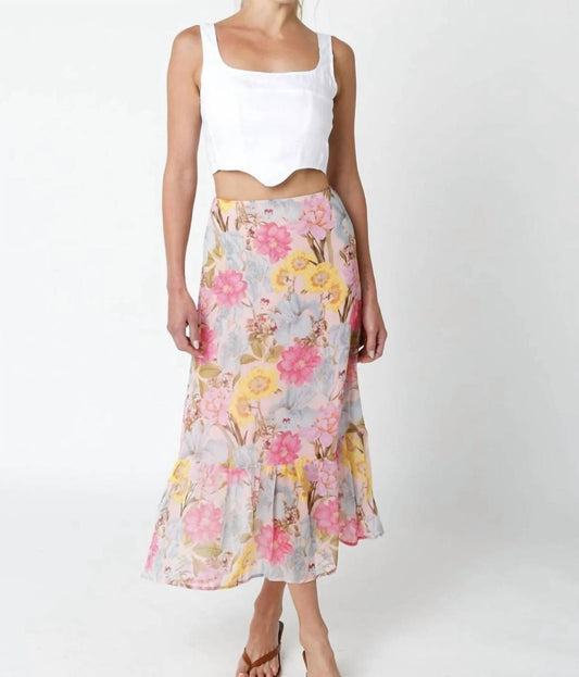 Olivaceous - Ellisa Maxi Skirt